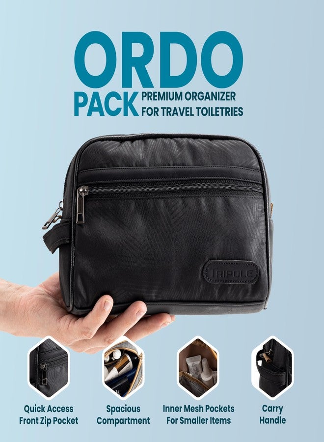 Tripole Ordo | Organizer Bag for Travel and Daily Use | Shaving, Makeup, Daily Use, Gadgets and Accessories (Black) - Image 2